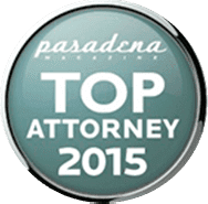 Pasadena Magazine Top Attorney 2015 Pasadena Magazine Top Attorney 2015